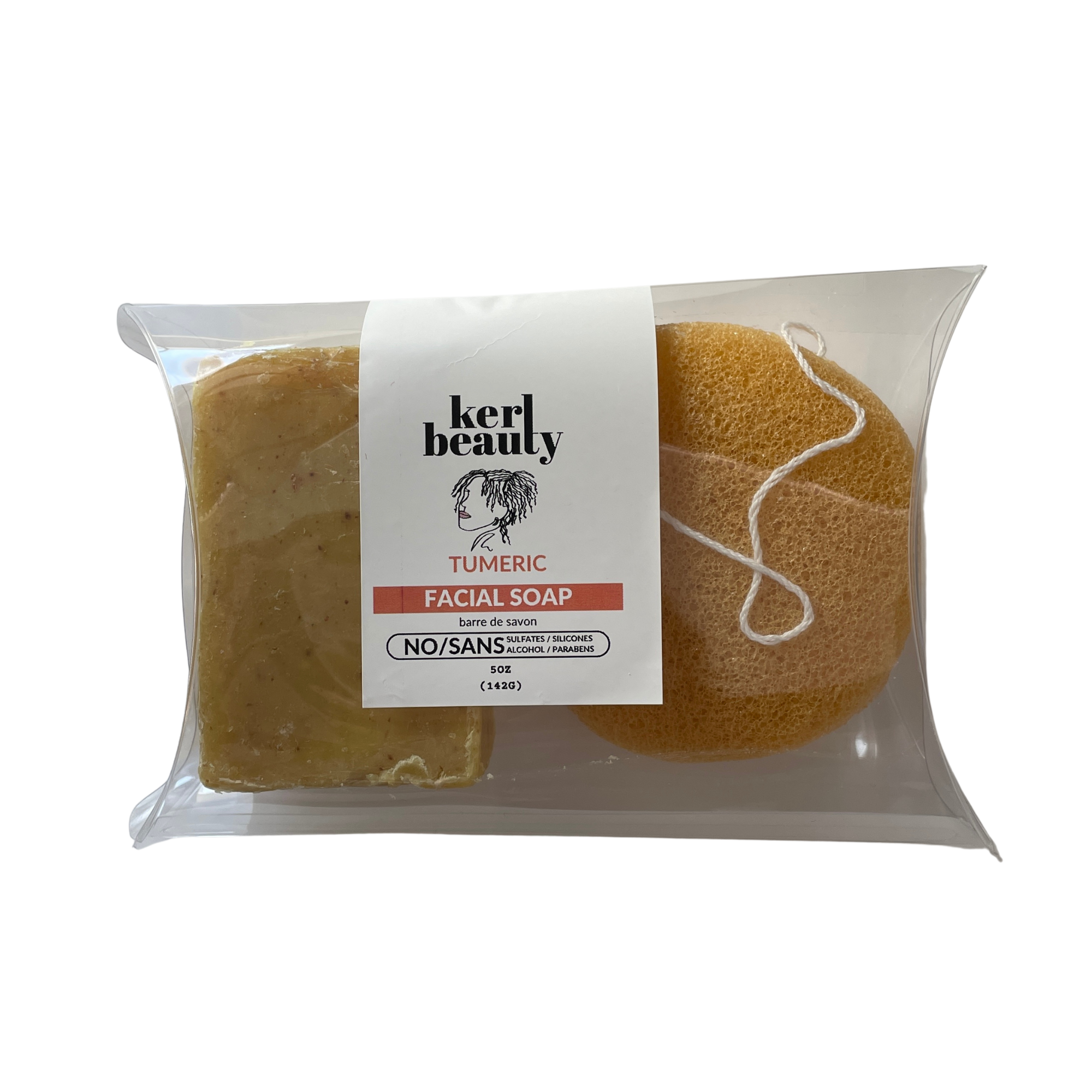 Turmeric Soap with Face Sponge